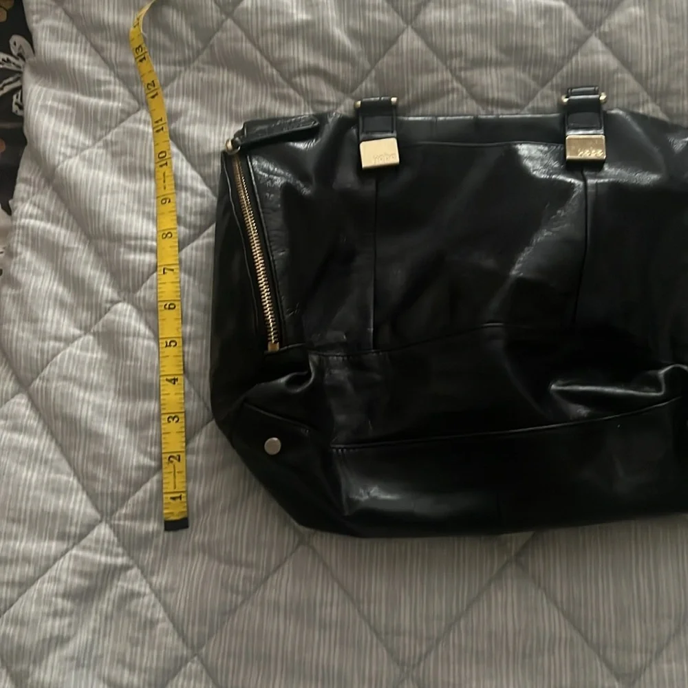 HOBO Black Leather Bag